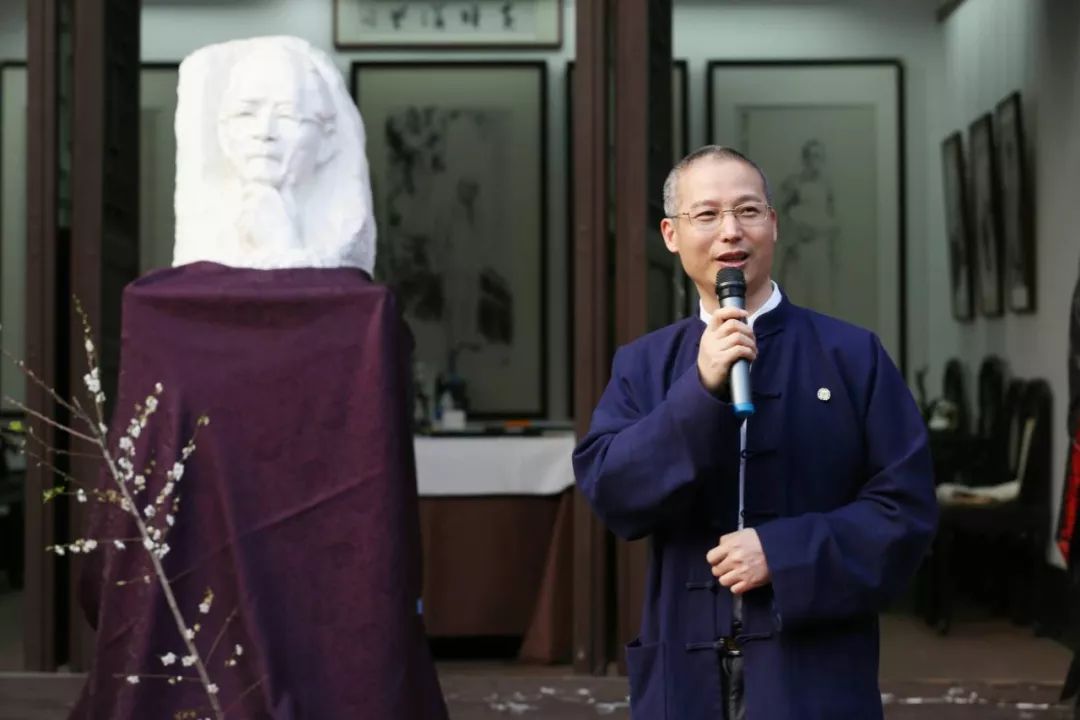 高剑父纪念馆学术馆长许沛波 书法《问梅消息》苏小华老师台湾著名