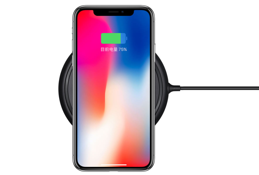 iphone x 无线充电,图片来自苹果官网