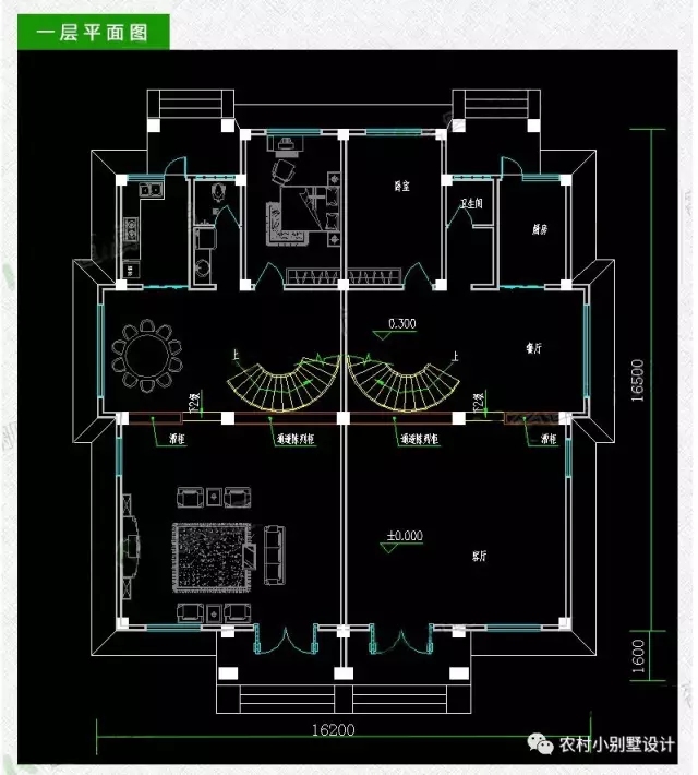 4套经典兄弟双拼别墅户型分享,兄弟一起建省钱又有面子