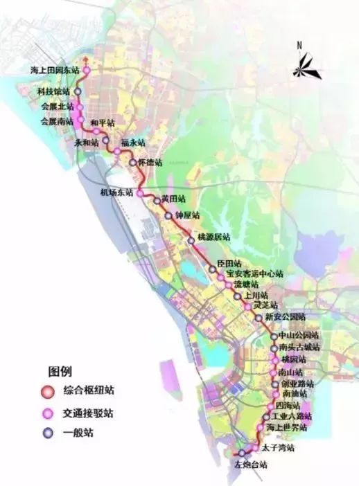 计划 今年年初正式动工 力争2022年建成 深圳地铁12号线南起于南山区