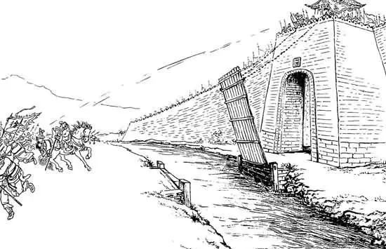 古城古厢古川沙的智慧最是护城河上的东门桥
