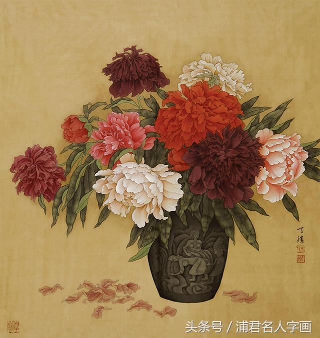 中国著名工笔画家王天胜作品赏析