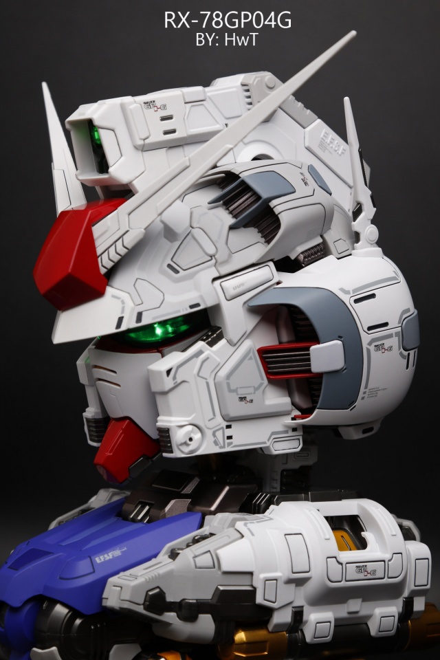 【模玩作品赏析】1/20胸像 rx-78gp04g 高达试作4号机