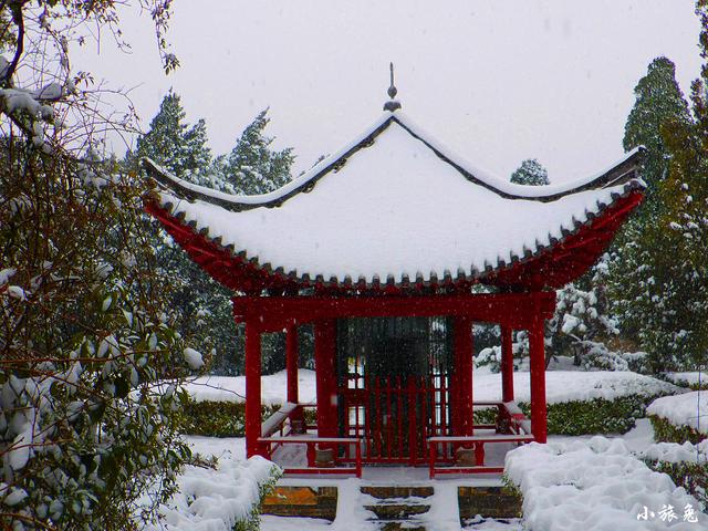 南阳武侯祠雪景