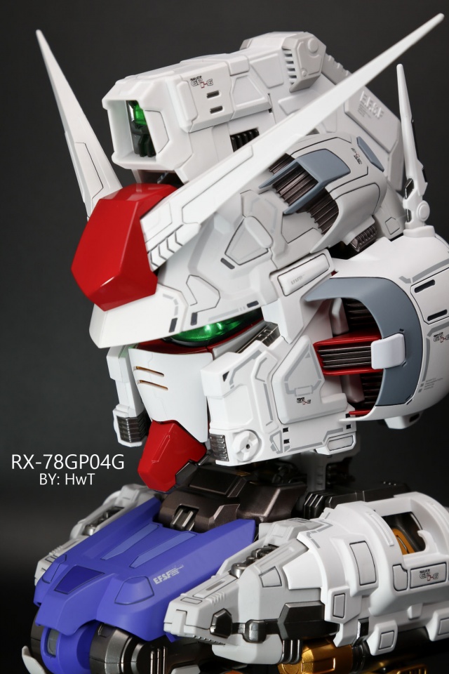 【模玩作品赏析】1/20胸像 rx-78gp04g 高达试作4号机