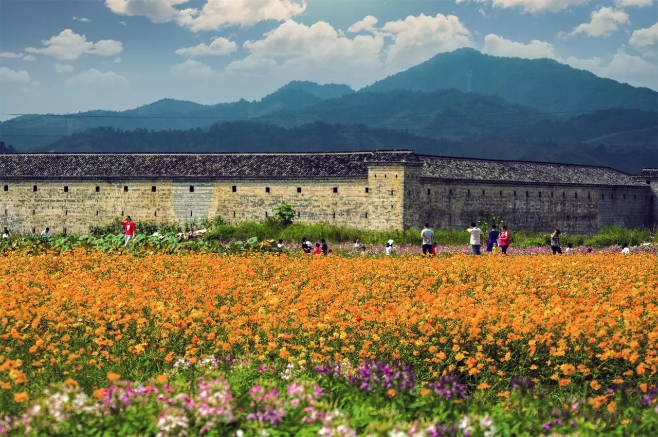 东生围为安远名绅陈朗庭所建,此围与旁侧的磐安围,尊三围(遗址),尉廷