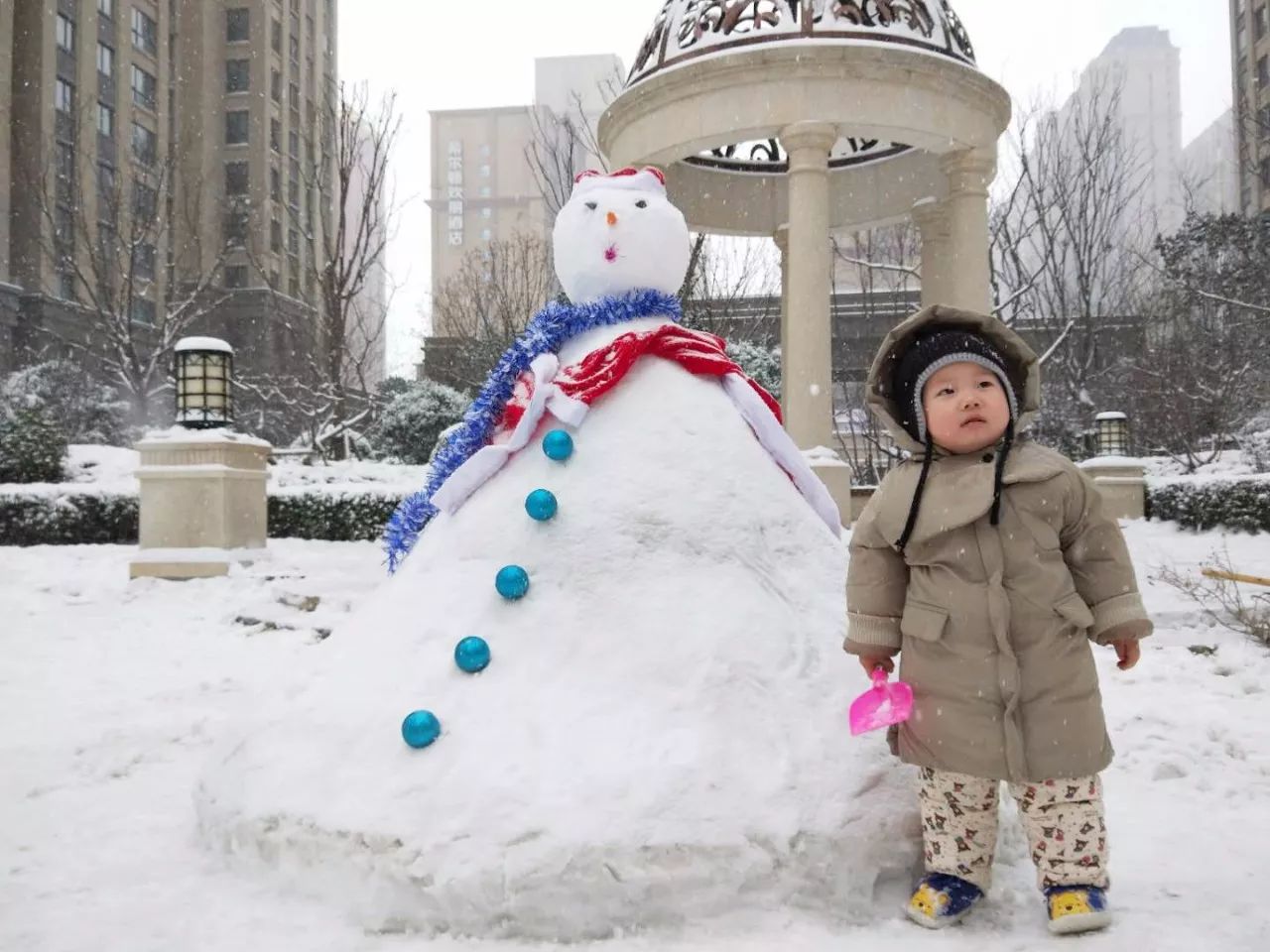 太幸福堆雪人也有奖品拿