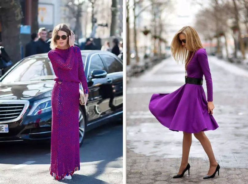 时尚 正文 虽然紫色并不可怕,但盲目的穿搭却很可怕.