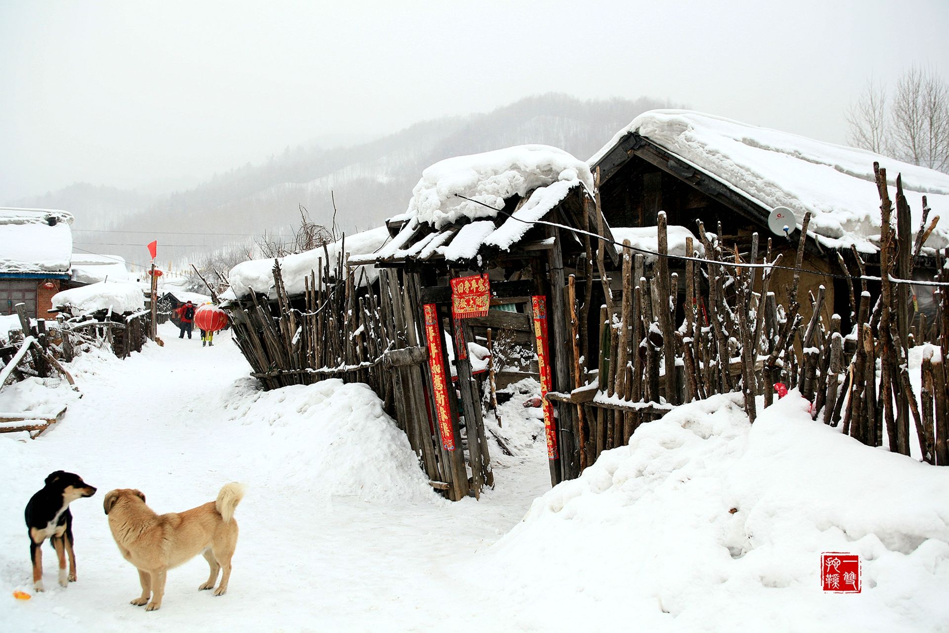 雪谷:别具特色的东北村庄 这里靠近雪乡却比雪乡更美更淳朴