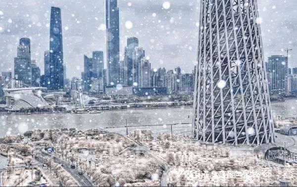广州,下雪了.
