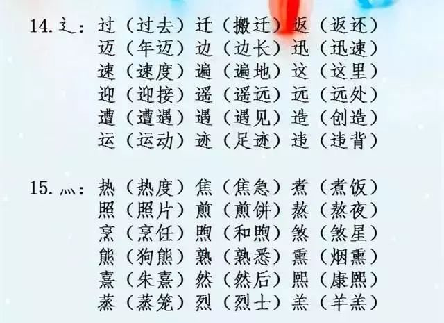 小学语文"辨字组词"大全!太棒了!