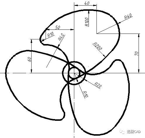 50个cad平面图形练习,你能画出几个?