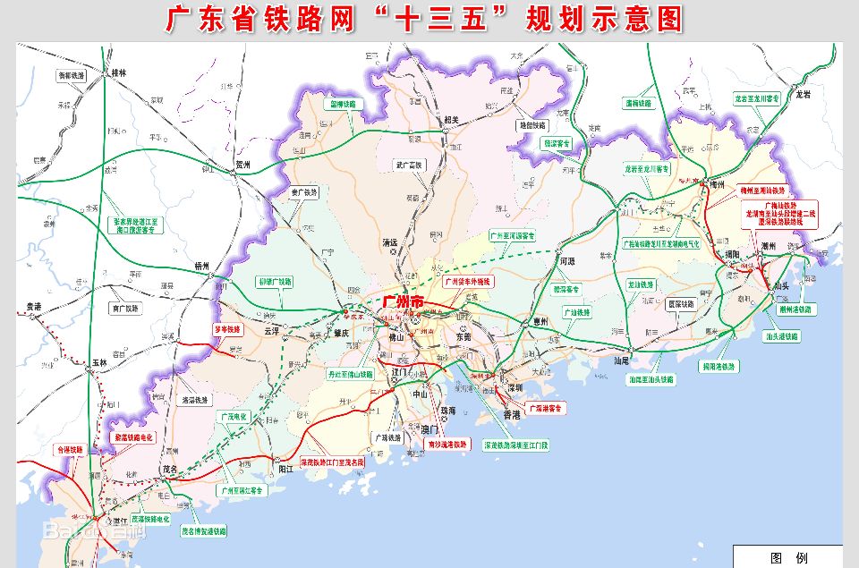2017年12月28日已通车的汕湛高速(一期)及2018年6月通车的深茂铁路(江