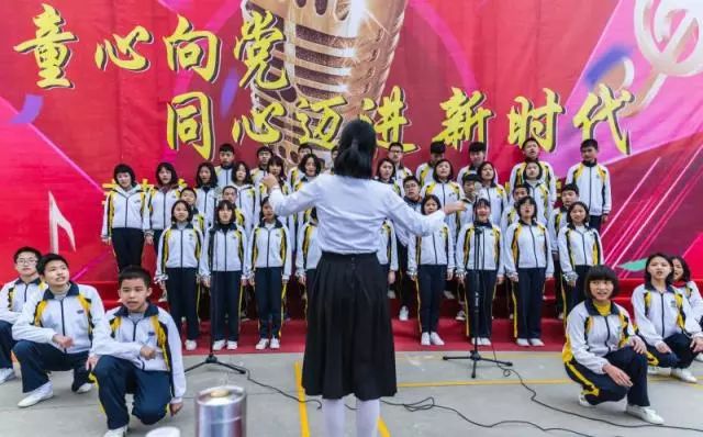 【未成教育】长乐城关中学举行"童心向党"歌咏比赛活动