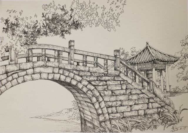 大通桥位于东莞市南城区篁村,是始建于明朝嘉靖年间的石拱桥,由莞人