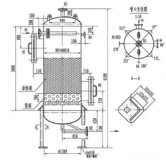 2吸附过滤器机械过滤器主要采用石英砂为基础滤料进行过滤,目的是去除