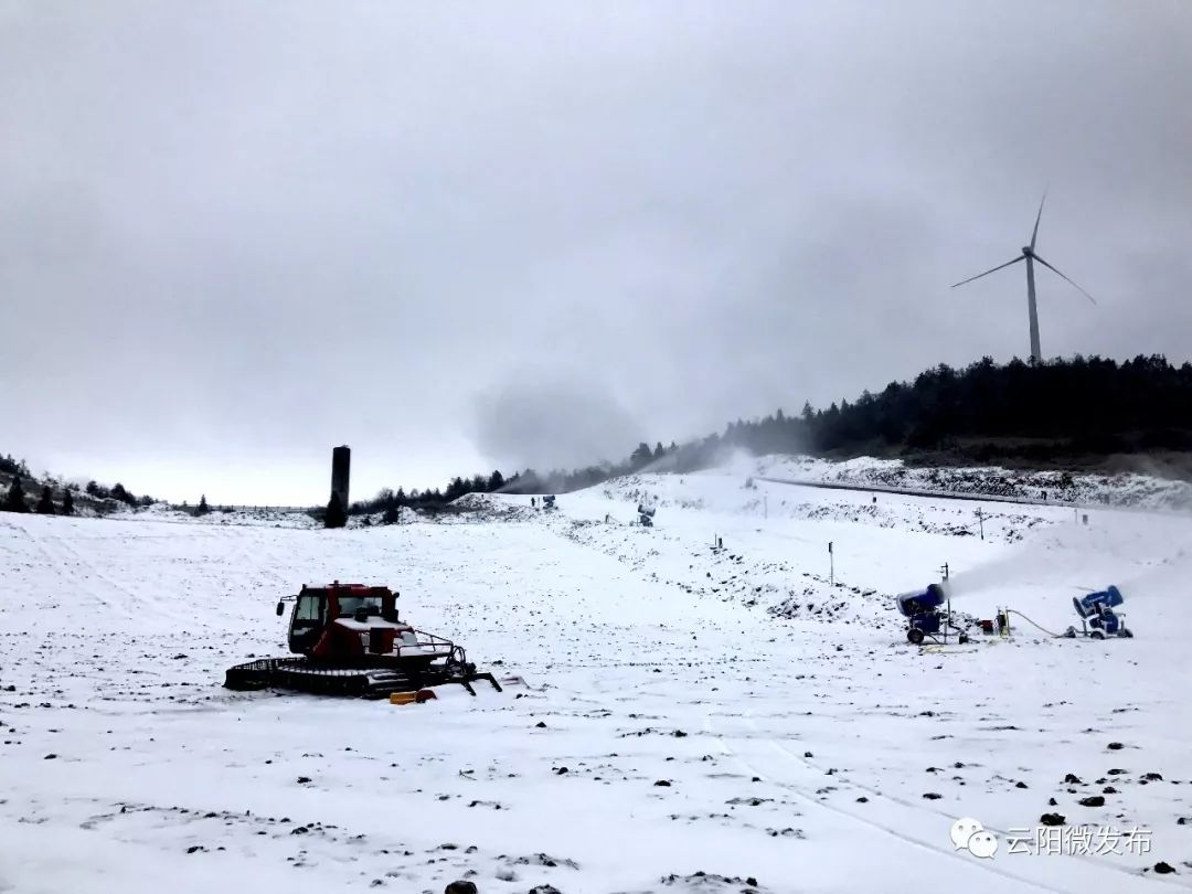 但云阳不少乡镇已经下了2018年的第一场雪 清水,上坝,大阳,龙缸景区