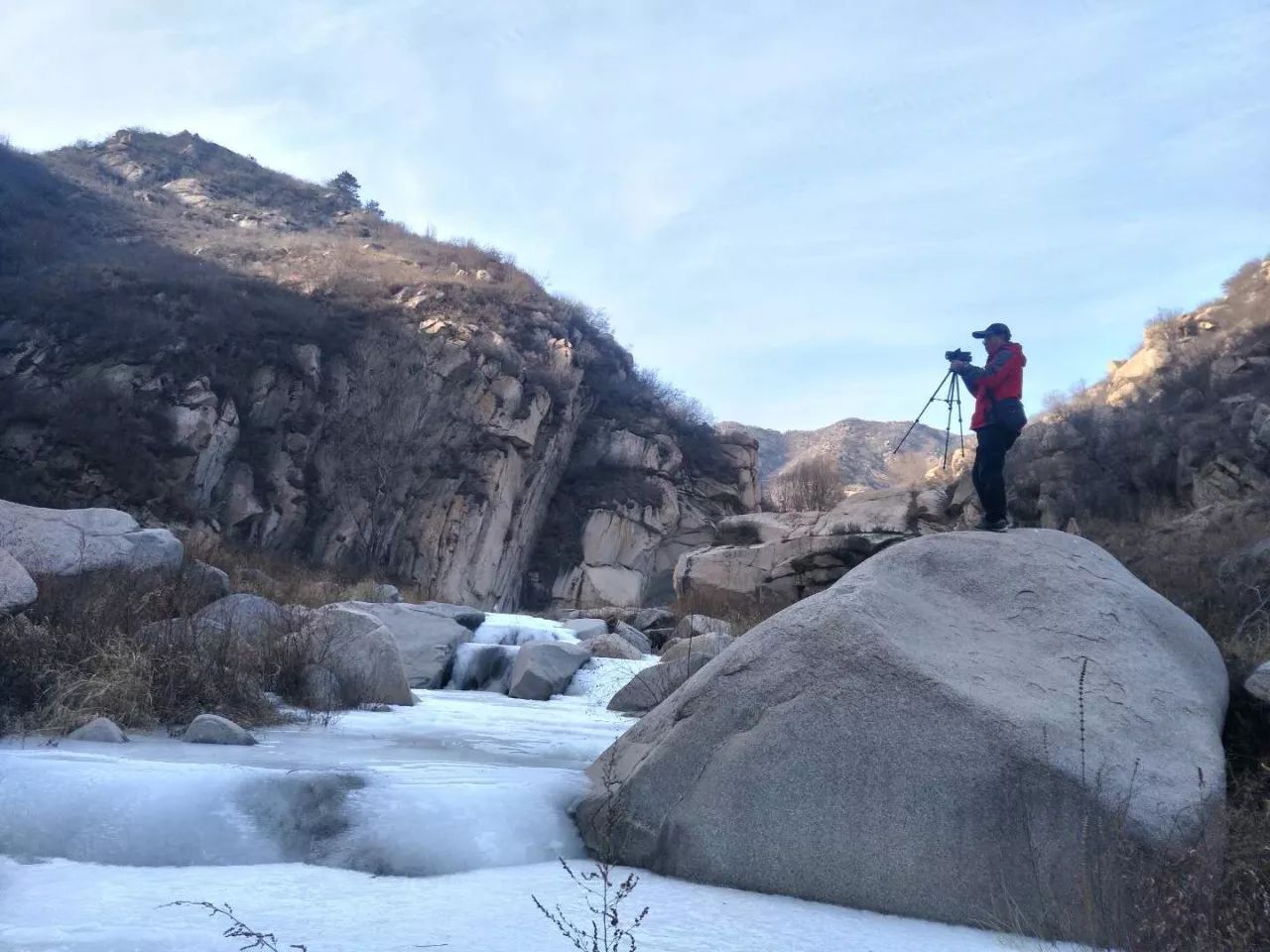 旅行视频 冬游易县白龙潭