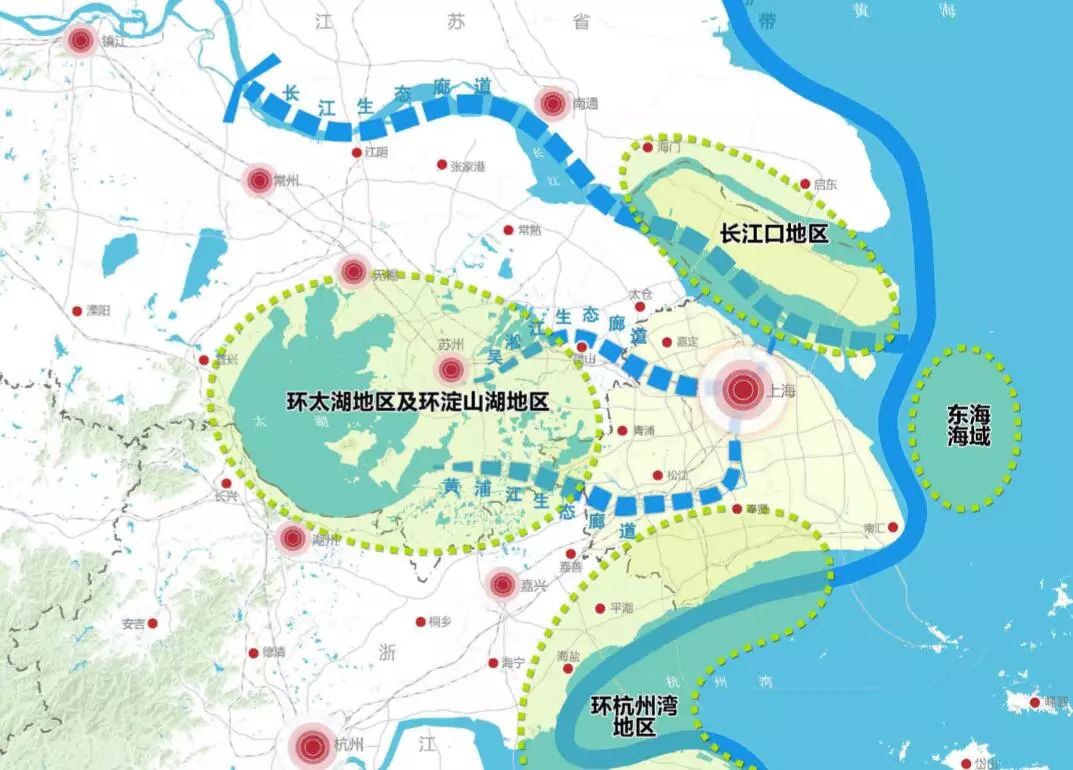 上海2035规划:多条过江铁路连接南通!沪通共建长江口协同区!