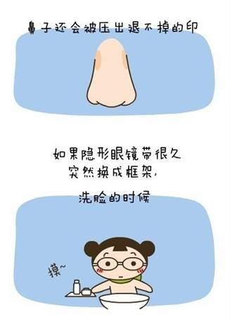 漫画丨近视眼的悲哀