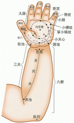 小儿感冒积食简易推拿手法