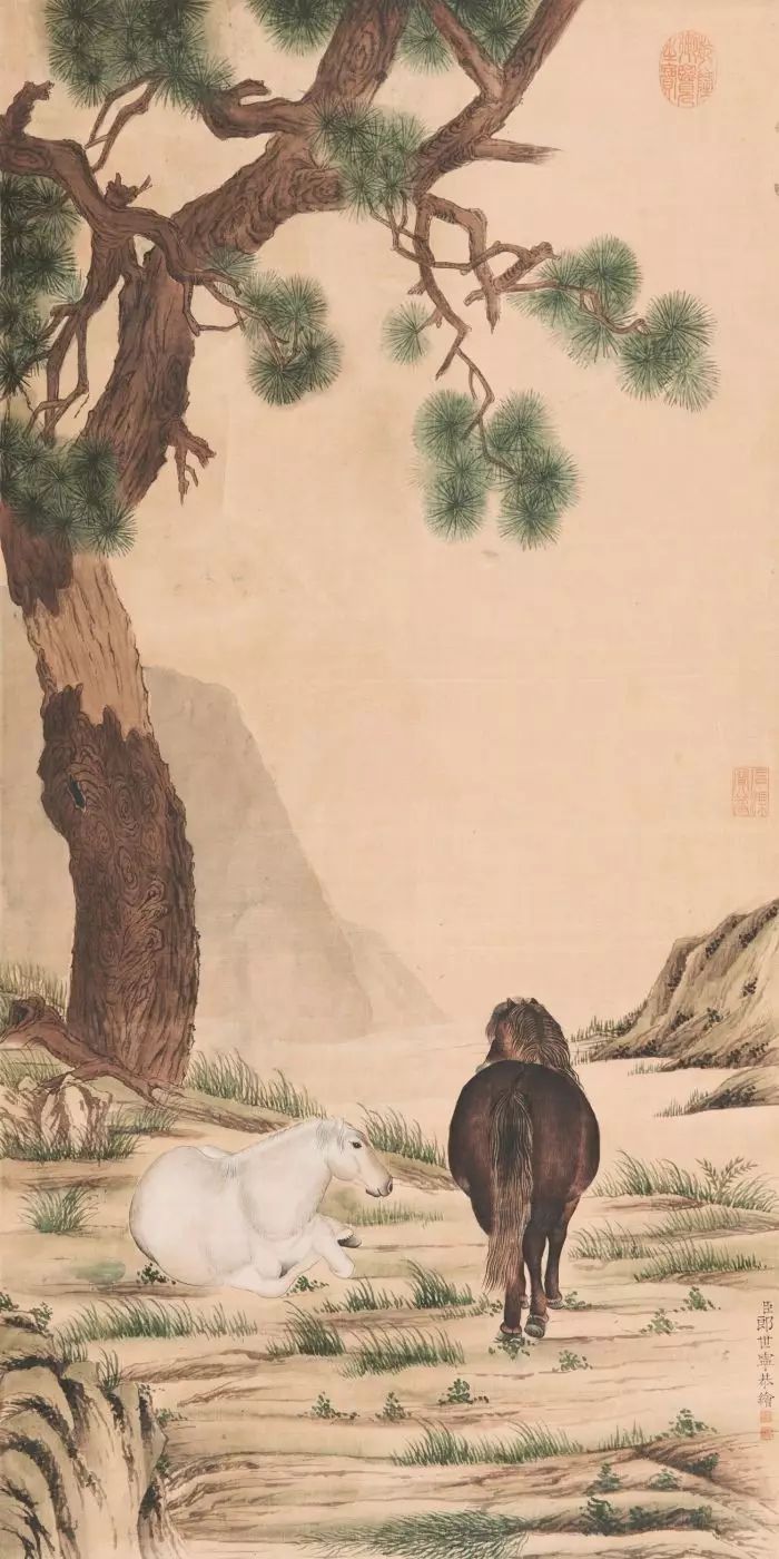 郎世宁|清朝著名宫廷画家作品集锦(100幅)