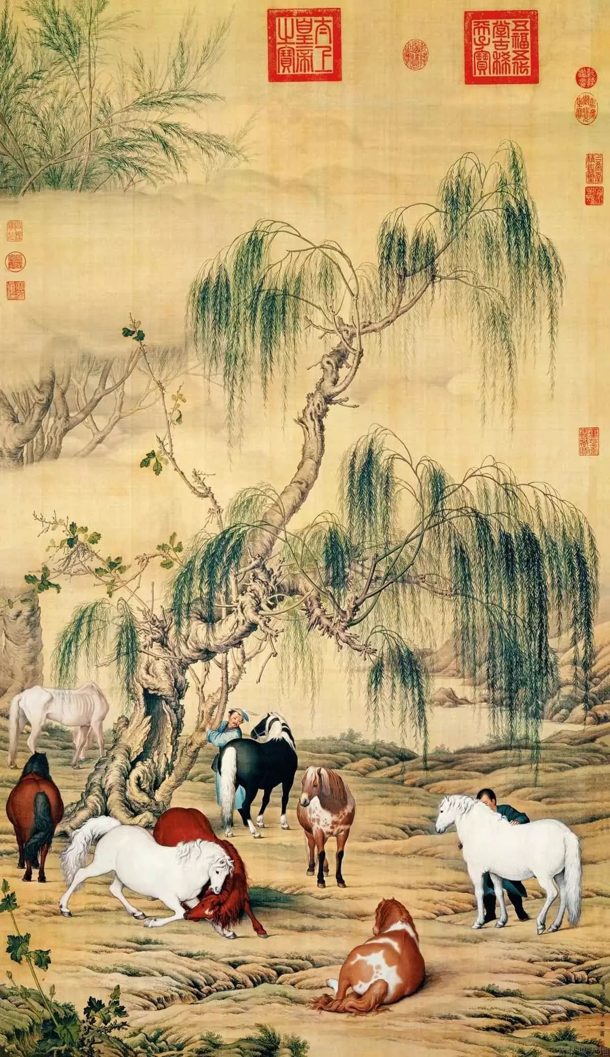 郎世宁｜清朝著名宫廷画家作品集锦（100幅）_手机搜狐网