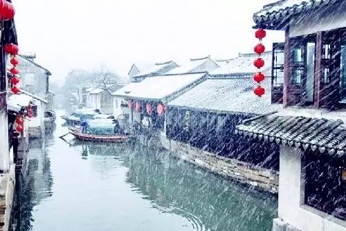 醉美不过江南雪,冬日去古镇赏雪吧!