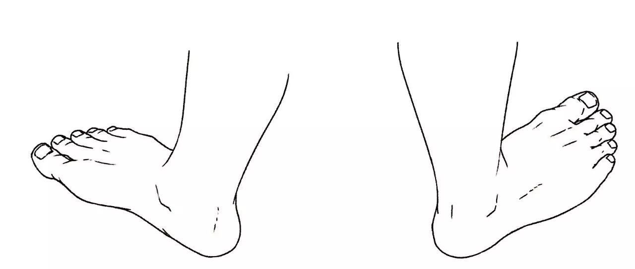 绘画·参考|男性脚的绘画素材参考