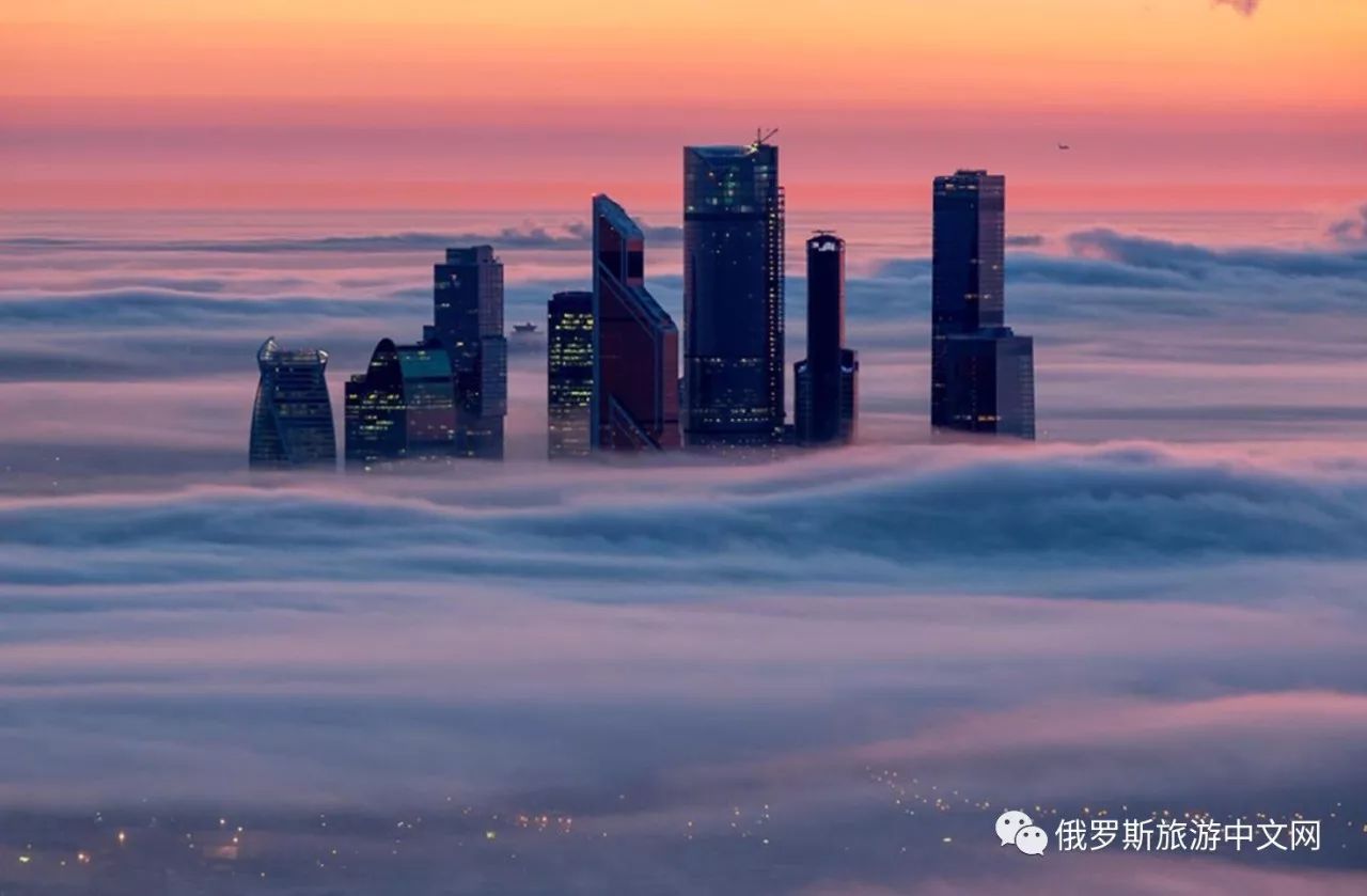 莫斯科【七重天观景台,惊现首都【海市蜃楼!