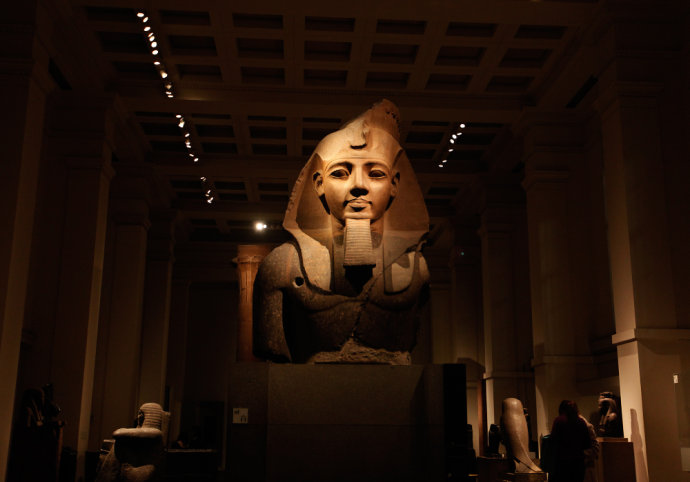 文物介绍大英博物馆的拉美西斯二世雕像