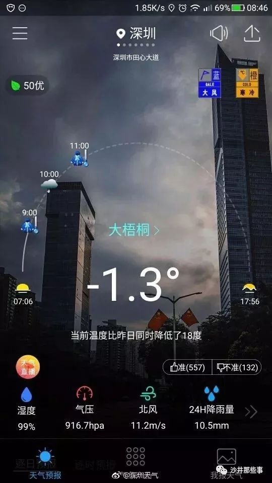 冷到哭今天深圳气温低至零下13沙井人都喊顶不住了tt