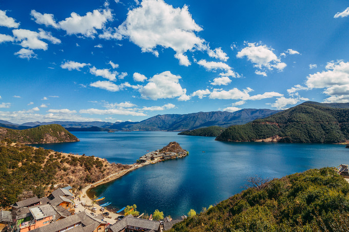 泸沽湖观景台