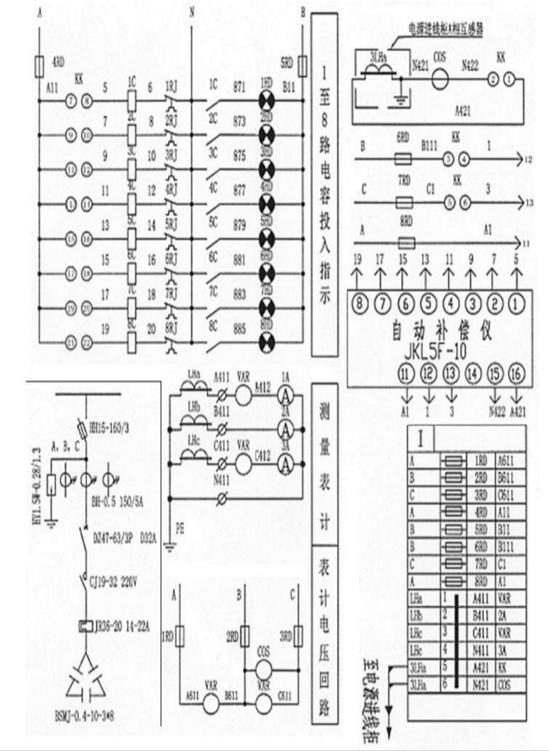 兴福园电力:低压无功补偿柜的二次回路原理图分析及