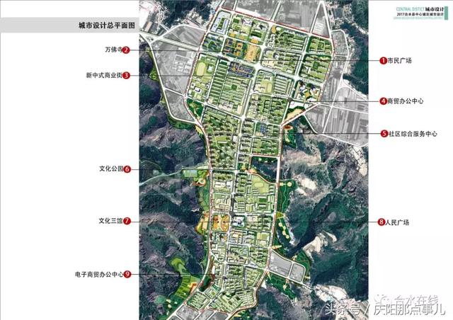 合水县中心城区城市设计各区块详细规划来啦快看你家这块以后建成啥