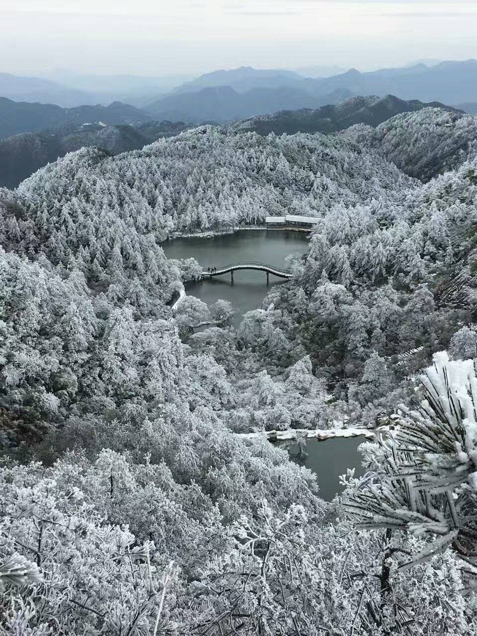 九仙山迎来今年首场雾凇!原来除了九仙山