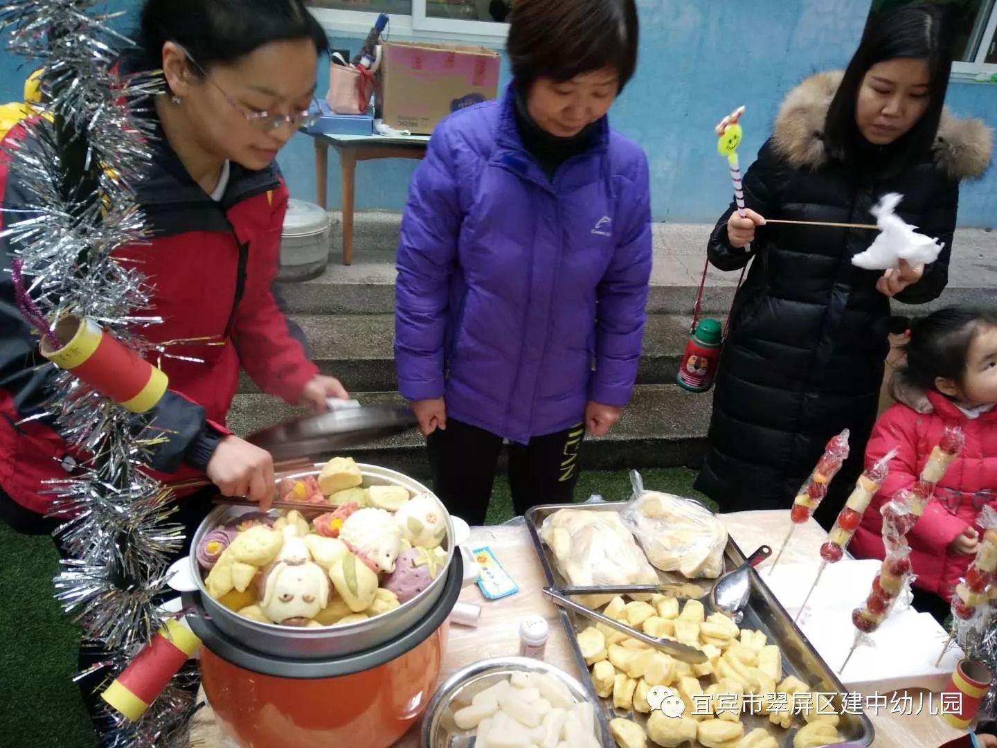 【建中幼儿园】迎新庙会嗨民俗,2018旺!旺!旺!