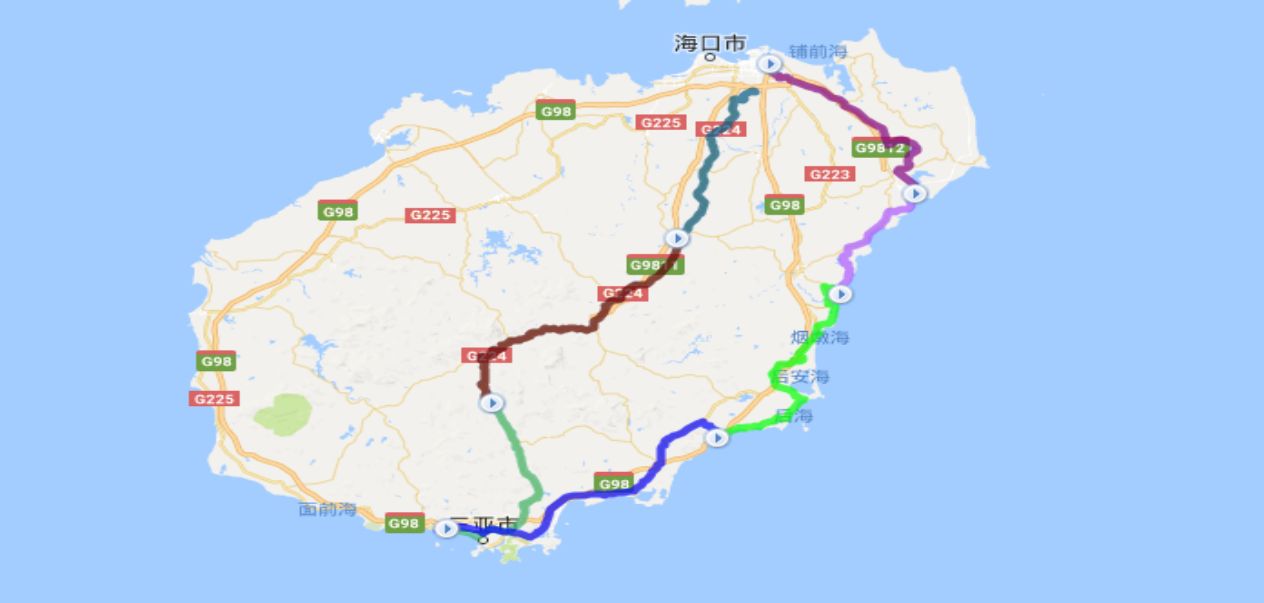 海口——文昌 90km 这段路骑行跨越南渡江途径海口美兰机场 沿201省道