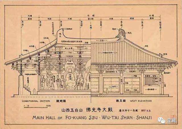 1972年的今天 建筑学家梁思成逝世 他的每张手稿都是