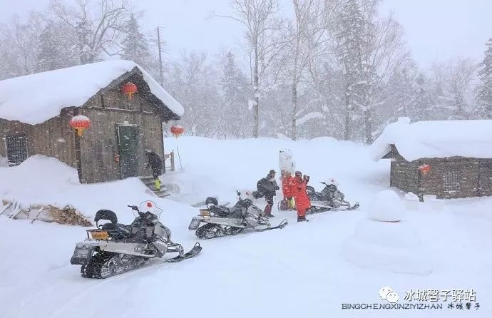 也许那时你并没有意识到,乘着雪爬犁的你,走在一个如此充满童话的世界