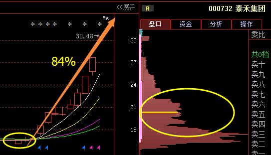 泰禾集团(000732)这只股票,本人用同样的集合竞价选股思路上月20号选