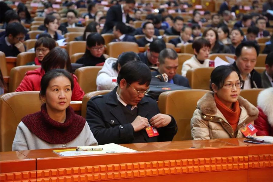 [微观两会 忻城政协委员参加政协来宾市四届三次会议开幕大会