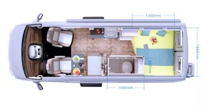 本次海南房车游选用的是 大通rv80b型房车,率先使用amt技术,自动换挡