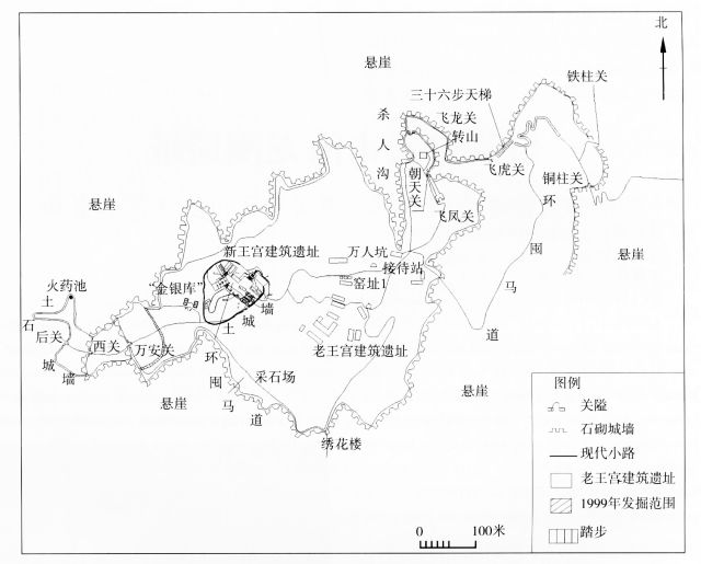 图一五 贵州遵义市海龙囤遗址平面图