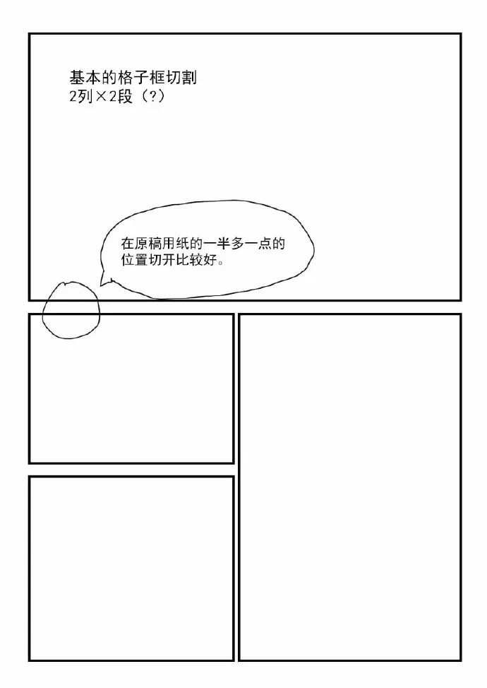 绘画参考关于漫画分格格子框切割的一些思考漫画干货