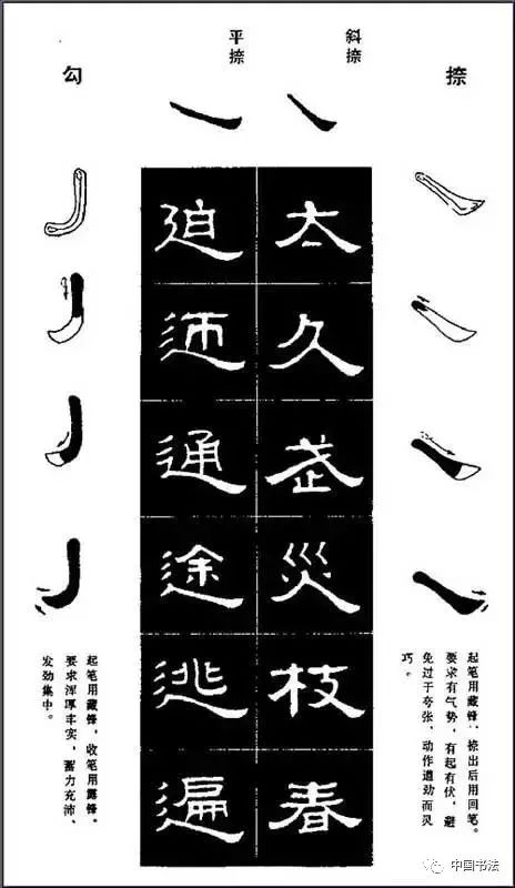 本册隶书字帖图文并茂,主要内容为基本笔画,部首特征,结构规律.