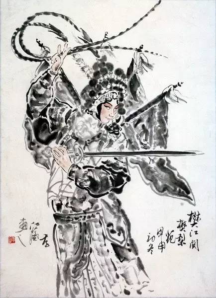 水墨动画版京剧《贵妃醉酒,京剧和国画的结合,太美了!