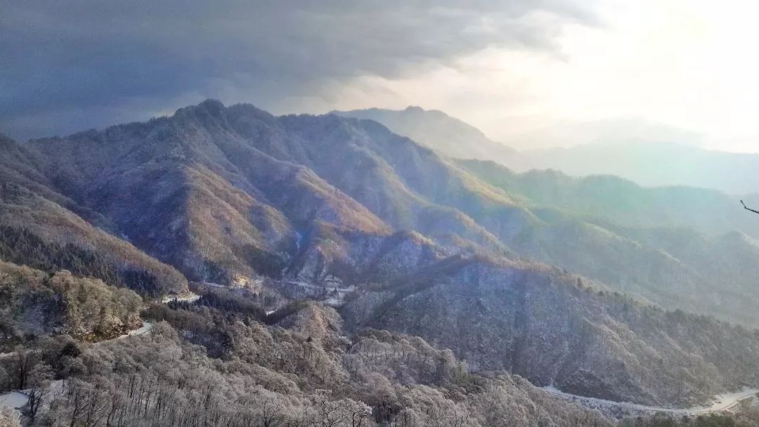 大别山马鬃岭第一波雪景强势来袭