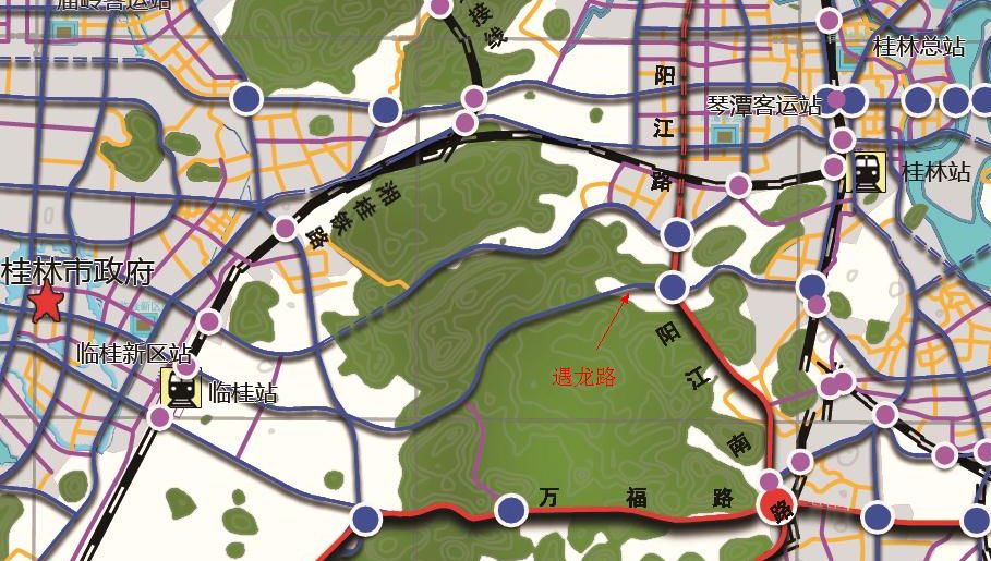 桂林打造60公里时速快速路系统,这条连通临桂的道路图片