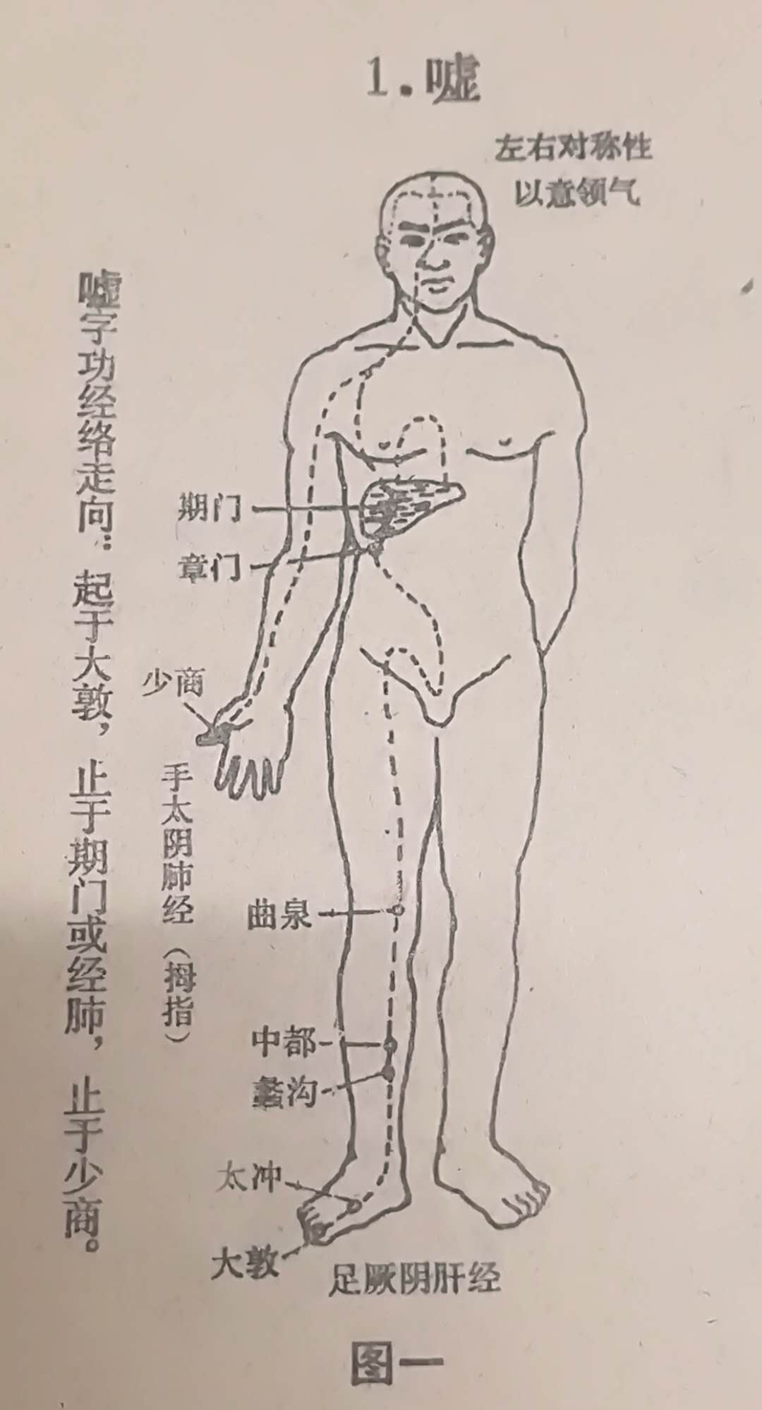 六字诀经络走向